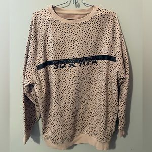 Sarah’s Day White Box Boutique - Size Medium. Speckle print